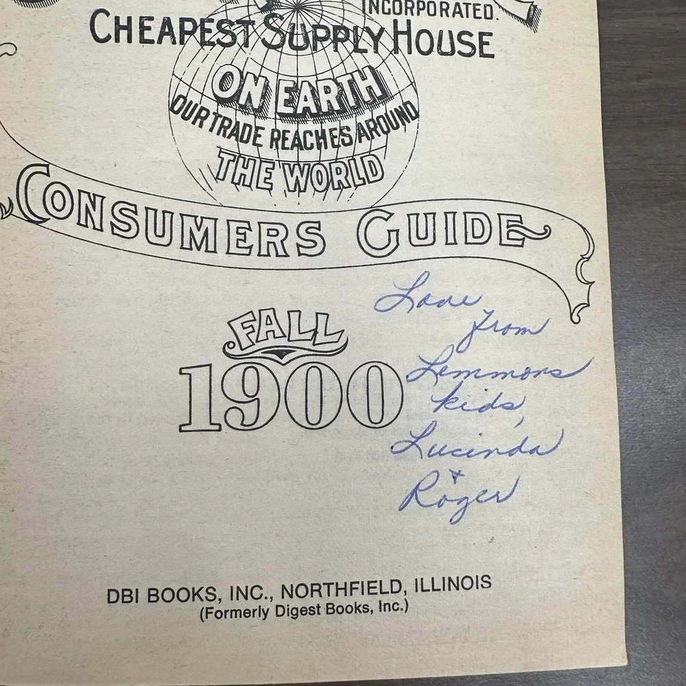 Vintage 1970 Sears Roebuck And Co Consumers Guide Fall 1900 Supply House Book
